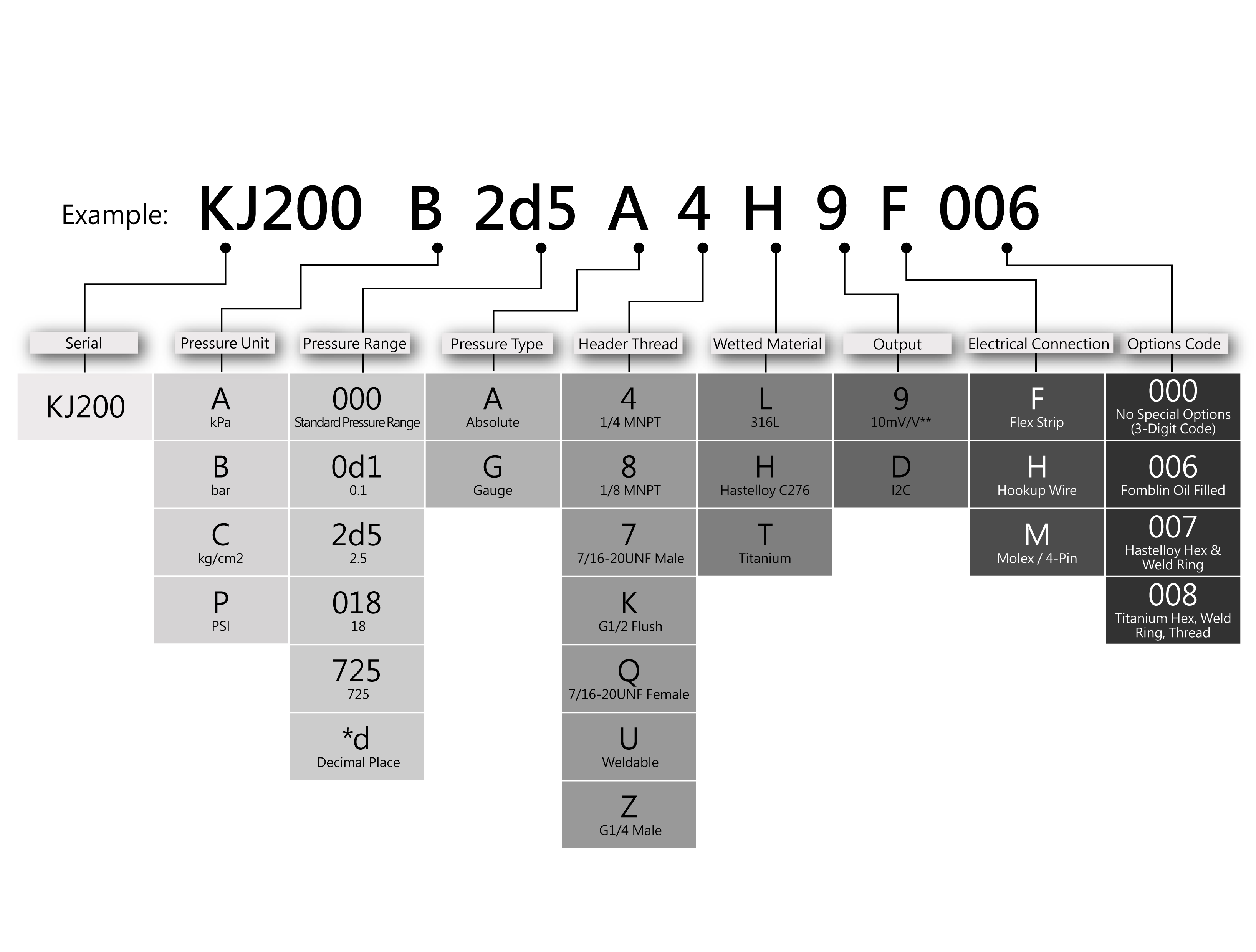 Ordering Information for AV200