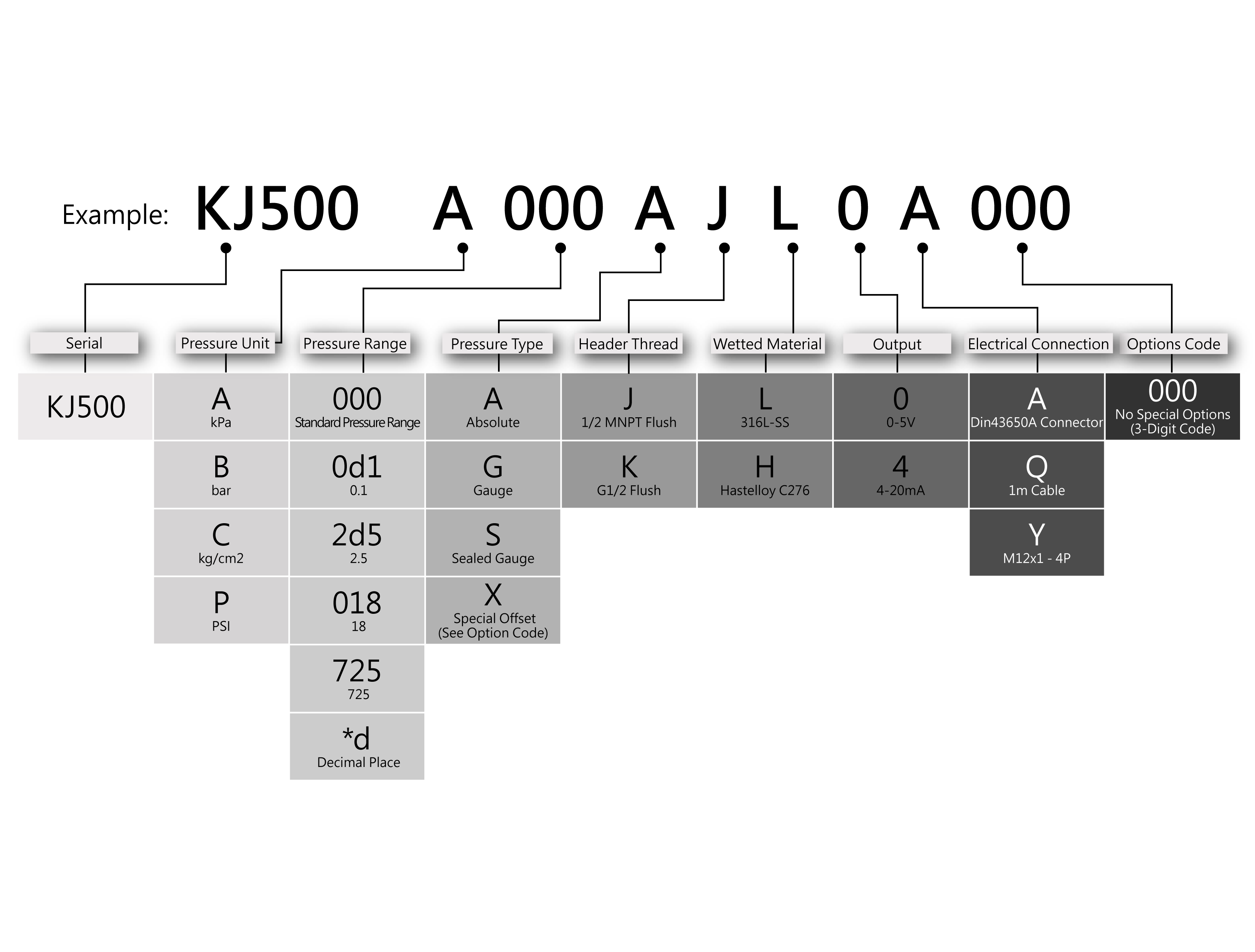 Ordering Information for AV500